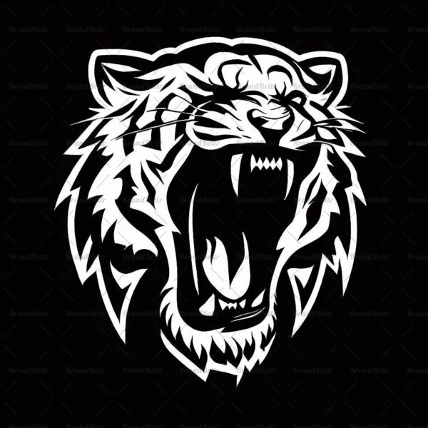 Brüllender Tiger